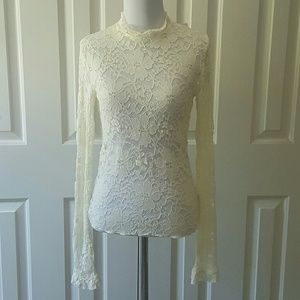 Kimchi Blue Sheer Lace Top S